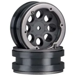 Axial Axial AX8087 8-Hole 1.9 Beadlock Wheel Black (2)