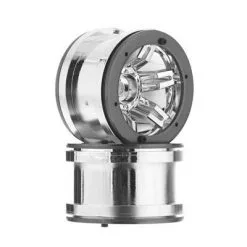 Axial Axial AX8092 Rocksters 2.2 Beadlock Wheel Chrome (2)