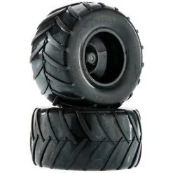 Dromida Dromida Wheel/Tire Assembled Black Monster Truck FPV