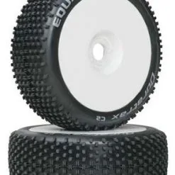 Duratrax Duratrax 1/8 Equalizer Buggy Tire C2 Mounted White (2)