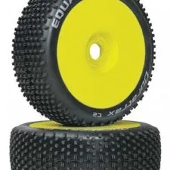 Duratrax Duratrax 1/8 Equalizer Buggy Tire C2 Mounted Yellow (2)