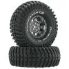 Duratrax Duratrax Approach CR C3 Mntd 1.9" Crawler Blk/Chr (2)