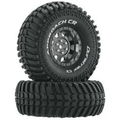 Duratrax Duratrax Approach CR C3 Mntd 1.9" Crawler Blk/Chr (2)