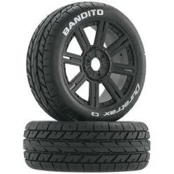 Duratrax Duratrax Bandito Buggy Tire C3 Mounted Spoke Black (2)