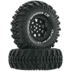 Duratrax Duratrax Deep Woods CR C3 Mntd 1.9" Crawler Black (2)