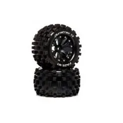 Duratrax Duratrax FAZE MT 2.8 Mounted F/R C2 0 Offset Black (2)