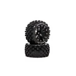 Duratrax Duratrax FAZE ST 2.8 Mounted F/R C2 0 Offset Black (2)