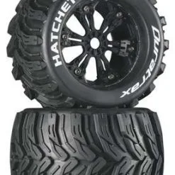 Duratrax Duratrax Hatchet MT 3.8" Mounted Black (2)