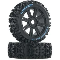 Duratrax Duratrax Lockup Buggy Tire C2 Mounted Spoke Black (2)