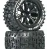 Duratrax Duratrax Lockup MT 2.8" 2WD Mounted 1/2" Offset Blk (2)