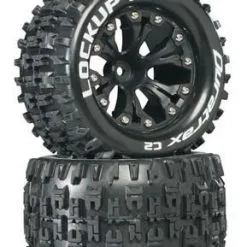 Duratrax Duratrax Lockup MT 2.8" 2WD Mounted 1/2" Offset Blk (2)