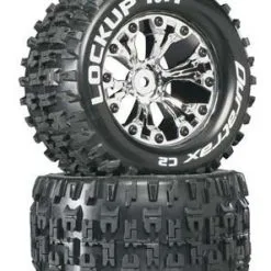 Duratrax Duratrax Lockup MT 2.8" 2WD Mounted Rear C2 Chrome (2)