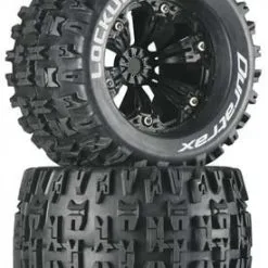 Duratrax Duratrax Lockup MT 3.8" Mounted 1/2" Offset Black (2)