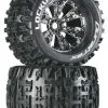 Duratrax Duratrax Lockup MT 3.8" Mounted 1/2" Offset Chrome (2)