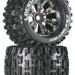 Duratrax Duratrax Lockup MT 3.8" Mounted 1/2" Offset Chrome (2)