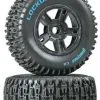 Duratrax Duratrax Lockup SC Tire C2 Mounted Black Front SC10 (2)