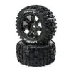 Duratrax Duratrax Lockup X Belted Mounted Black 24mm (2)