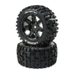 Duratrax Duratrax Lockup X Belted Mounted Black 24mm (2)