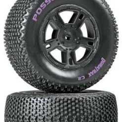 Duratrax Duratrax Posse SC Tire C2 Mounted Black SC10 Rear (2)