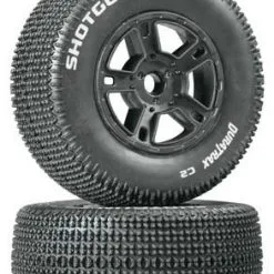 Duratrax Duratrax Shotgun SC Tire C2 Mntd Blk SC10 Front (2)