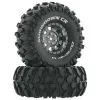 Duratrax Duratrax Showdown CR C3 Mntd 1.9" Crawler Blk/Chr (2)