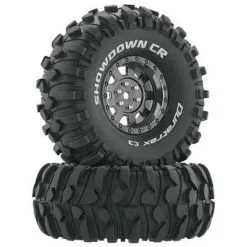 Duratrax Duratrax Showdown CR C3 Mntd 1.9" Crawler Blk/Chr (2)