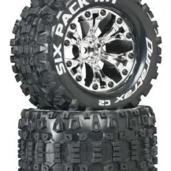 Duratrax Duratrax Six Pack MT 2.8 2WD Mounted 1/2" Offset Chrm(2
