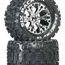 Duratrax Duratrax Six Pack MT 2.8 2WD Mounted Front C2 Chrome (2