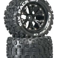 Duratrax Duratrax Six Pack MT 2.8 2WD Mounted Rear C2 Black (2)