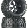Duratrax Duratrax Six Pack MT 3.8" Mounted Black (2)