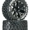 Duratrax Duratrax Six Pack ST 2.8 2WD Mounted 1/2" Offset Blk (2