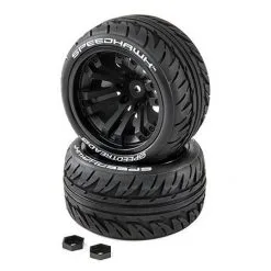 Duratrax Duratrax SPEEDTREADS Speedhawk 1/10 ST/MT Tires MNTD (2)