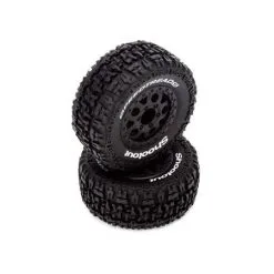 ECX ECX FR/R Tire, Prmnt, Blk Whl (2):1:10 2wd/4wd Torment