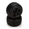 ECX ECX Rear Tire,Premount,Black Wheel(2):1:10 2wd Circuit