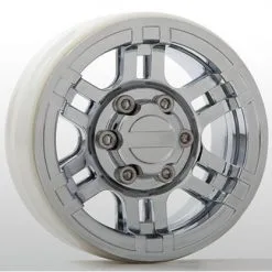 Hi-Performance Products Hi-Performance Products Wheels 1.9" Beadlock, Plastic, Chrome (4)