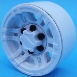 Hi-Performance Products Hi-Performance Products Wheels 1.9" Beadlock, Plastic, White (4)