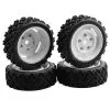 Hobby Hobby Products Hobby Hobby Products 1/10 Rally Wheels W/ Tires. (NOT Glued) 12mm Hex 3