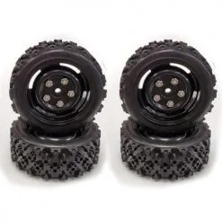 Hobby Hobby Products Hobby Hobby Products 1/10 Rally Wheels W/ Tires. (NOT Glued) 12mm Hex 3