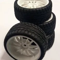 Hobby Hobby Products Hobby Hobby Products 1/10 Rubber Onroad Tire & Wheels. 3mm Offset **