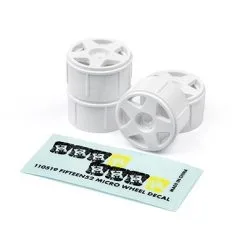 HPI HPI 111835 Fifteen52 Tarmac Wheels White Micro RS4 (4)