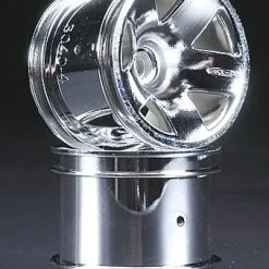 HPI HPI 3042 Type F5 Truck Wheel Front Chrome (2)