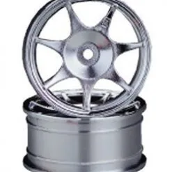 HPI HPI 3558 7-Spoke Wheel Satin Chrome TAM 4WD Rally/RS4