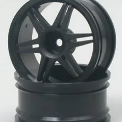 HPI HPI 3801 12-Spoke Corsa Wheel 26mm Black (2)