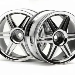 HPI HPI Corsa Wheel, 26mm-3mm Offset, Chrome