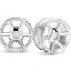 HPI HPI GT Wheel, Silver, 6mm Offset, (2pcs)