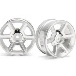 HPI HPI GT Wheel, Silver, 6mm Offset, (2pcs)