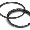 HPI HPI Heavy Duty Wheel Bead Lock Rings, Black, (for 2 Wh