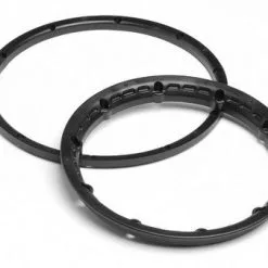 HPI HPI Heavy Duty Wheel Bead Lock Rings, Black, (for 2 Wh