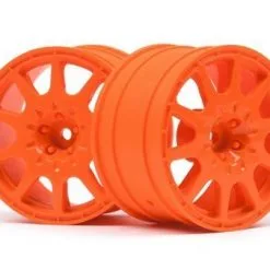 HPI WR8 Method Rallycross Wheel 35mm Orange (2Pcs)