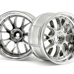 HPI HPI LP32 LM-R Wheel, 6mm OffSet, Chrome, (2pcs)